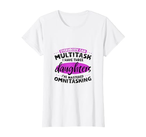 Multitasking Mama - drei Töchter T-Shirt von Mamas mit Töchtern Designs