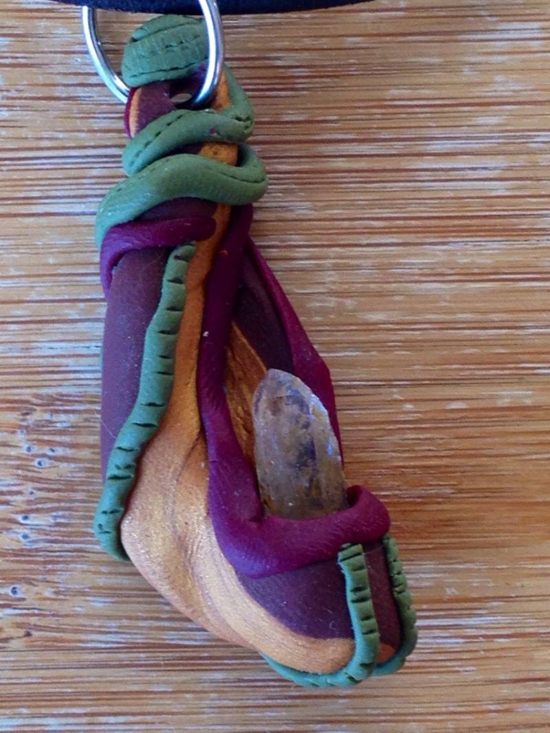 Polymer Clay Quarz-Wrap Polymer Clay Quarz-Wrap von MamasNomadicRoots