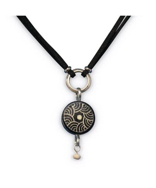 Mambu Design Upcycling Halskette - Maze - Straußeneischmuck von Mambu Design