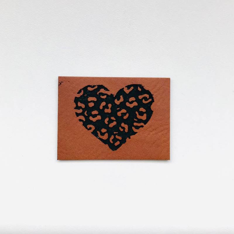 Lederlabel „Leo Herz 3 X 4 cm Lederlabel „Leo Herz 3 X 4 cm von MamisNaehfieber