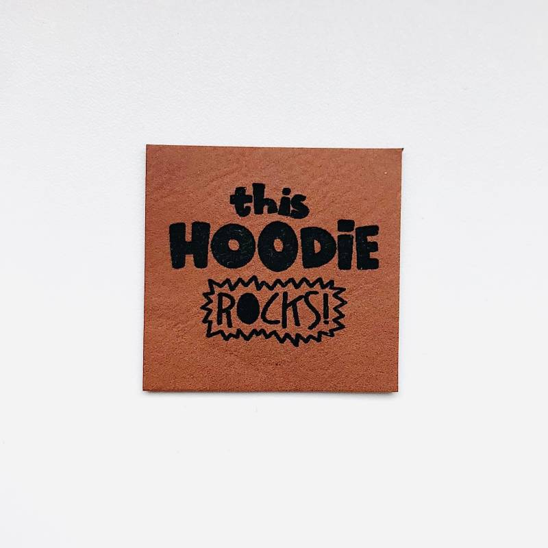 Lederlabel Hoodie 4 X cm Lederlabel Hoodie 4 X cm von MamisNaehfieber