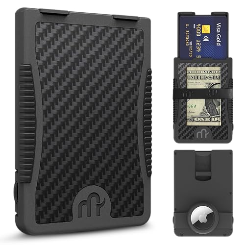Mammoth Gear Co. TITAN Vordertasche Geldbörse für Herren, schlanke RFID-blockierende Geldbörse mit AirTag-Halter, kompaktes Kreditkartenetui mit Geldband, minimalistischer Kartenorganizer, von Mammoth Gear Co.