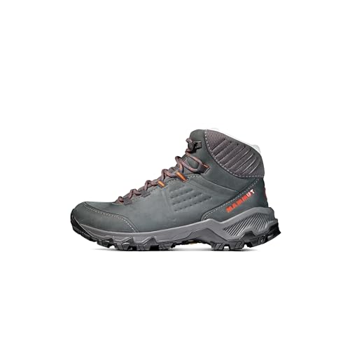 Mammut Nova IV Mid LTH Women | Wanderschuhe für Damen, Trekkingschuhe für Hiking und Wandern, Outdoor Schuhe, Leichte Bergschuhe, Mit Vibram Außensohle | Black-Hot Red, 6.5 von Mammut
