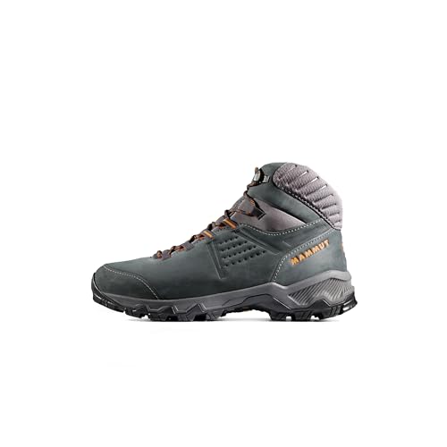 Mammut Mercury IV Mid LTH Men | Wanderschuhe für Herren, Trekkingschuhe mit Vibram Sohle, Outdoor Schuhe, Leichte Bergschuhe, Freizeitschuhe für Hiking und Trekking | Black-Hot Red, 8.5 von Mammut
