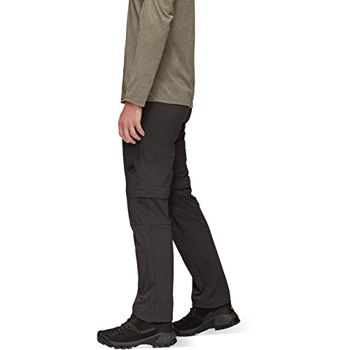 Hiking Zip Off Pants Men, phantom, 52 von Mammut