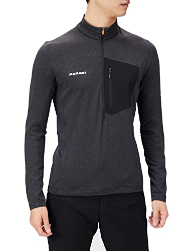 Mammut Aenergy Light Midlayer Half-Zip Pullover Herren grau/schwarz von Mammut