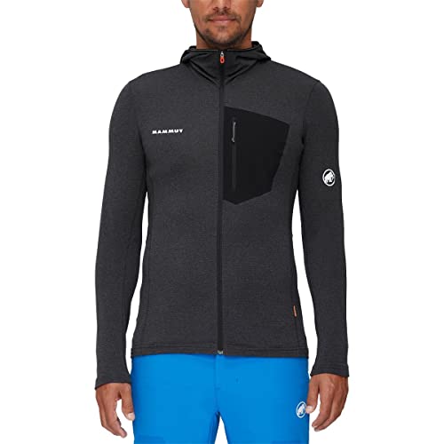 Mammut Aenergy Light Midlayer Kapuzenjacke Herren grau/schwarz von Mammut