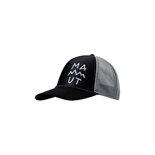 Mammut Crag Lettering Cap, Black-Alloy, L-XL von Mammut