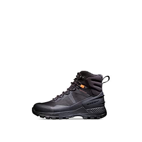 Mammut Blackfin III Mid DT Women | Wanderschuhe für Damen, Outdoor Schuhe, Leichte Bergschuhe, Wasserdichte Trekkingschuhe, Leichte Bergschuhe, Winterschuhe mit Vibram Sohle | Schwarz, 6 von Mammut