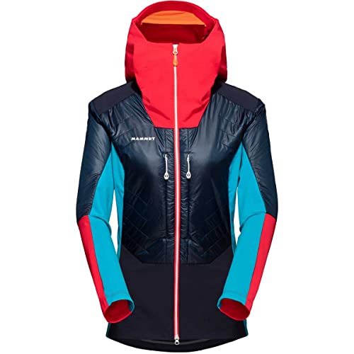 Mammut Damen Eisfeld So Hybrid Hoodie Jacke, night-azalea, S von Mammut