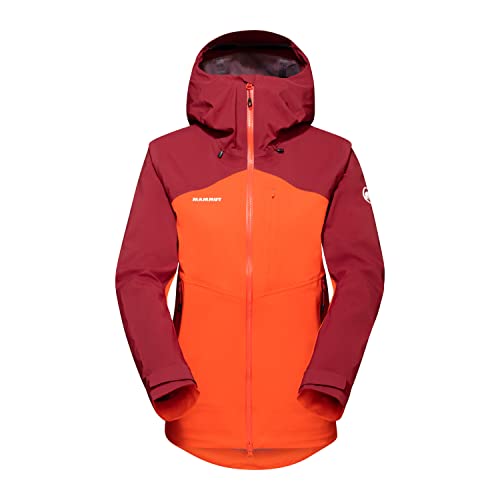 Mammut Damen Guide Hs Damenjacke Mit Kapuze Jacke, Rot, S von Mammut