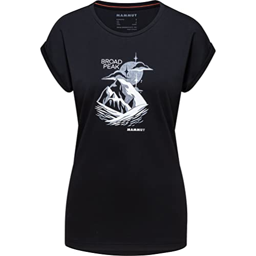 Mammut Damen Mountain Broad Peak T-Shirt, Schwarz, M von Mammut