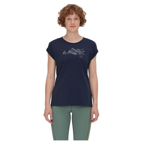 Mammut Damen Mountain Finsteraarhorn T-Shirt, Marine, S von Mammut