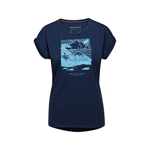 Mammut Damen Mountain Fujiyama T-Shirt, Marine, S von Mammut