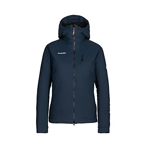 Mammut Damen Rime in Flex Kapuzenjacke Daunenjacke, Marineblau/schwarz, 42 von Mammut