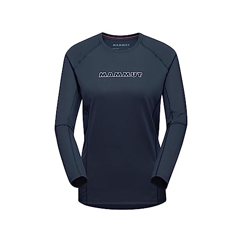 Mammut Damen Selun FL Longsleeve Women Logo T-Shirt, Marine, M von Mammut