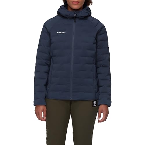 Mammut Sender IN Hooded Jacket Women | Leichte Outdoor Winterjacke für Damen, mit Kapuze, Warm | Marine, M von Mammut