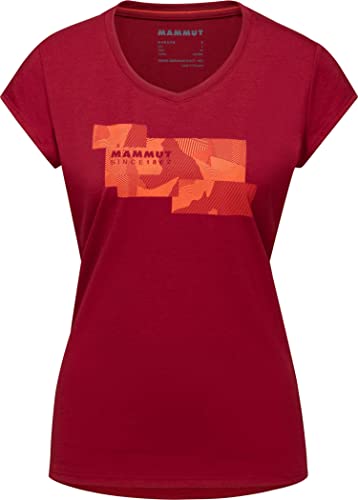 Mammut Damen Trovat T-Shirt Tshirt, Blutrot, XS von Mammut