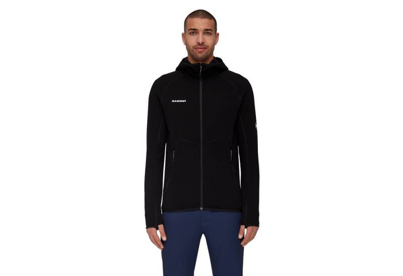 Mammut Fleecejacke Aconcagua ML (Midlayer) mit Kapuze schwarz Herren von Mammut