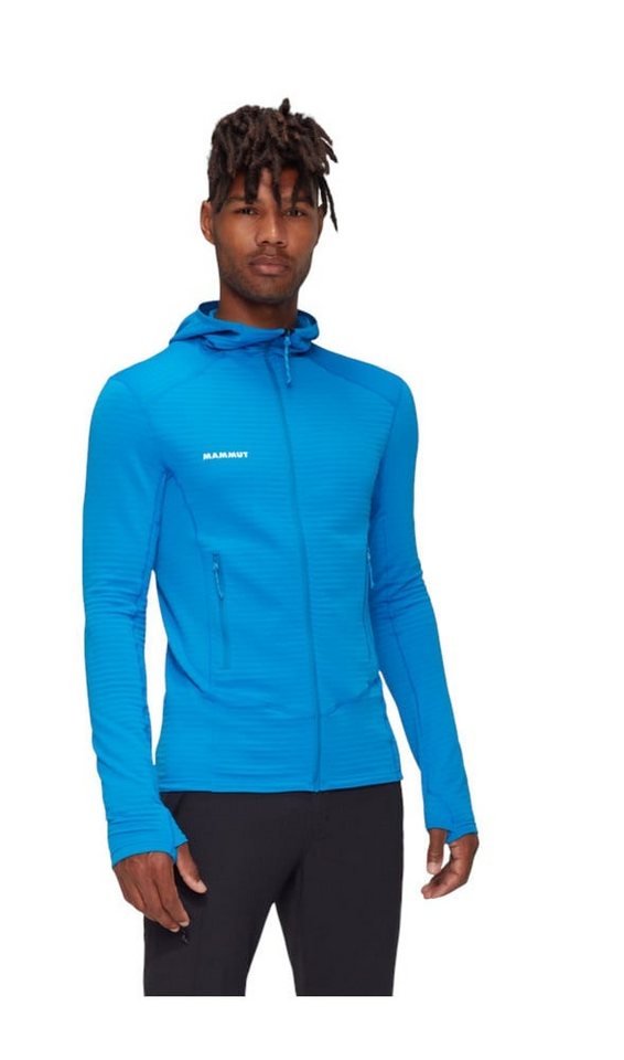 Mammut Fleecejacke Taiss Light ML Hooded (Midlayer, 4-Wege Stretch) glacier blau Herren von Mammut