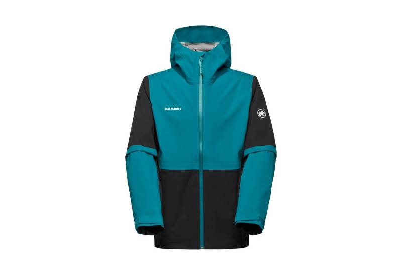 Mammut Funktionsjacke Linard Guide HS Hooded Jacket Men black-deep teal von Mammut