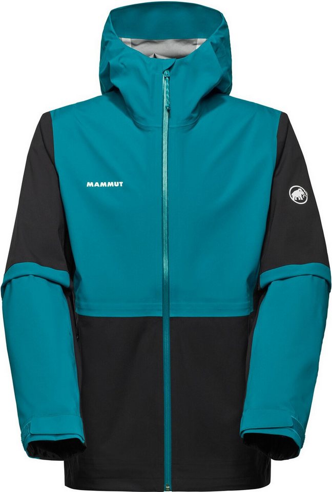 Mammut Funktionsjacke Linard Guide HS Hooded Jacket Men black-deep teal von Mammut