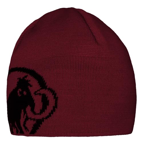 Mammut Herren Damen Mütze Skimütze Wintermütze Strickmütze Tweak Beanie, Farbe:Rot, Artikel:-3734 Blood red-Black von Mammut