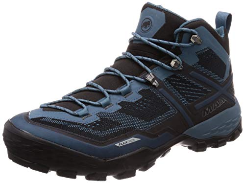 Mammut Herren Ducan Mid GTX Wanderschuhe, Black-Light Poseidon, 42 2/3 EU von Mammut