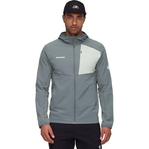 Mammut Herren Madris Light ML Hoodie Jacke, strata-silver sage, L von Mammut