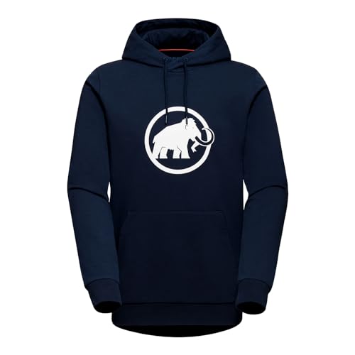 Mammut Herren Pullover Sweatshirt Midlayer Kapuzenpullover ML Hoody Classic, Farbe:Blau, Artikel:-5118 Marine, Größe:XL von Mammut