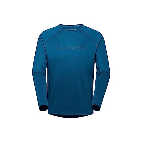 Mammut Herren Selun FL Logo Longsleeve, deep Ice, L von Mammut