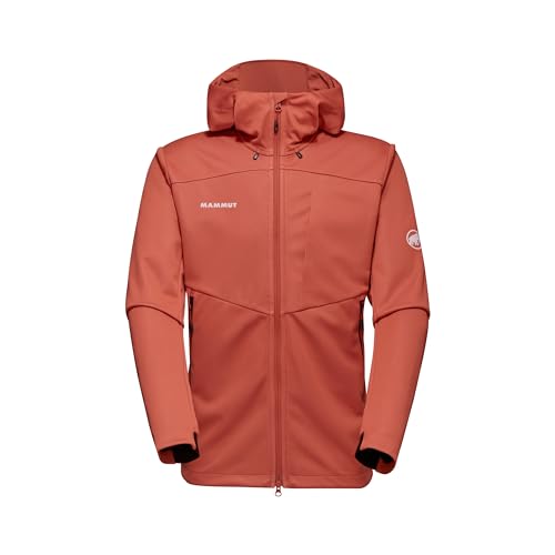 Mammut Men's Ultimate Vii So Hooded Men Softshell Jacket, Brick, L von Mammut