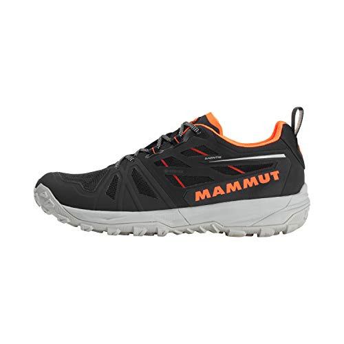 Mammut Herren Saentis Low GTX Schuh Wanderschuhe, Schwarz/lebendiges Orange, 42 EU von Mammut