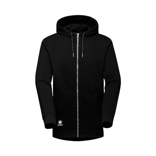 Mammut Herren Midlayer, M, Schwarz, Kapuzenjacke, aus 66 Prozent Bio Baumwolle von Mammut