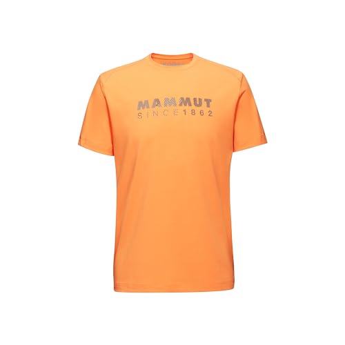 Mammut Men's Trovat Men Logo T-Shirt, Tangerine, XL von Mammut