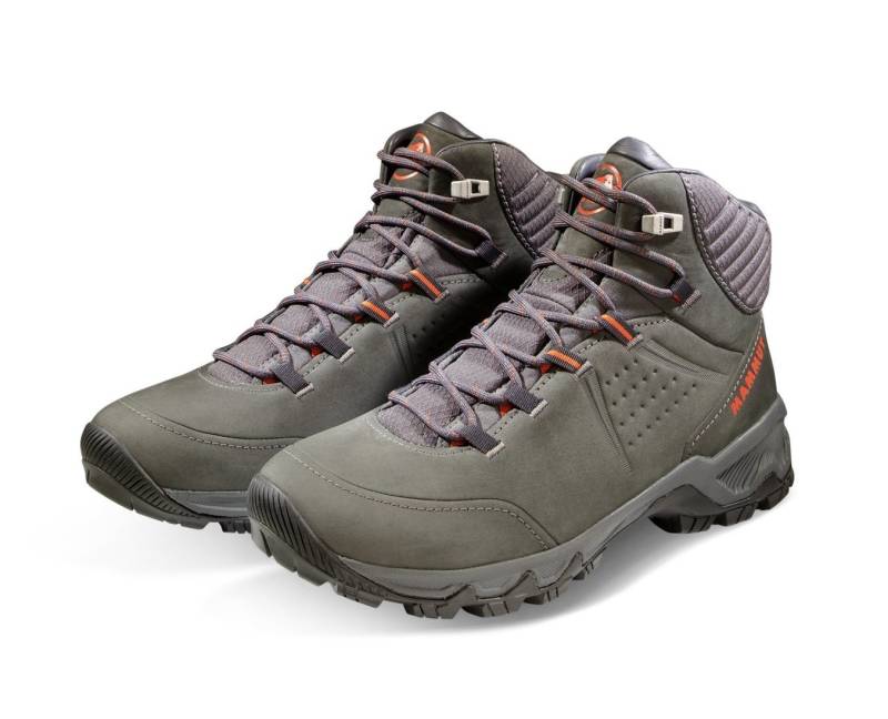 Mammut Nova Mid IV Nubukleder (All-Terrain, Leder-Innenfutter) schwarz/rot Wanderschuh von Mammut