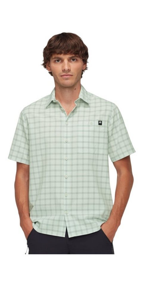 Mammut Outdoorhemd Wanderhemd Lenni Kurzarm 2025 (mit Brusttasche) hellgrün Herren von Mammut