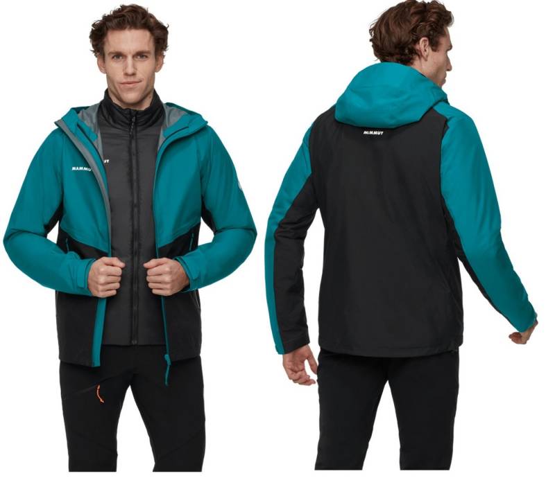 Mammut Outdoorjacke Mammut Alto Light 3 in 1 HS Hooded Jacket Herren Outdoor Wanderjacke von Mammut
