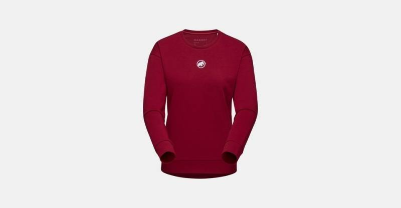 Mammut Rollkragenshirt Mammut Core ML Crew Neck Women Orig BLOOD RED von Mammut