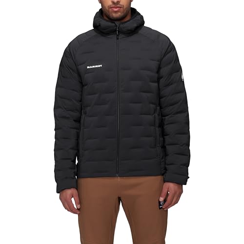 Mammut Sender IN Hooded Jacket Men | Leichte Outdoor Winterjacke für Herren, mit Kapuze, Warm | Schwarz, XXL von Mammut