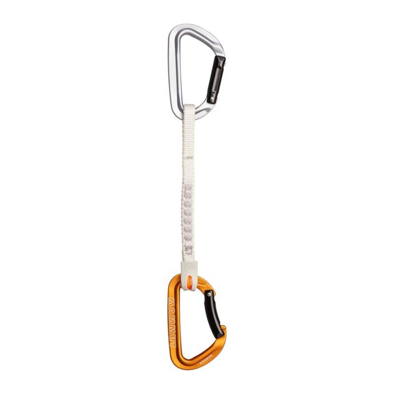 Mammut Sender Keylock 17 cm Quickdraw Express-Set light grey-gold von Mammut