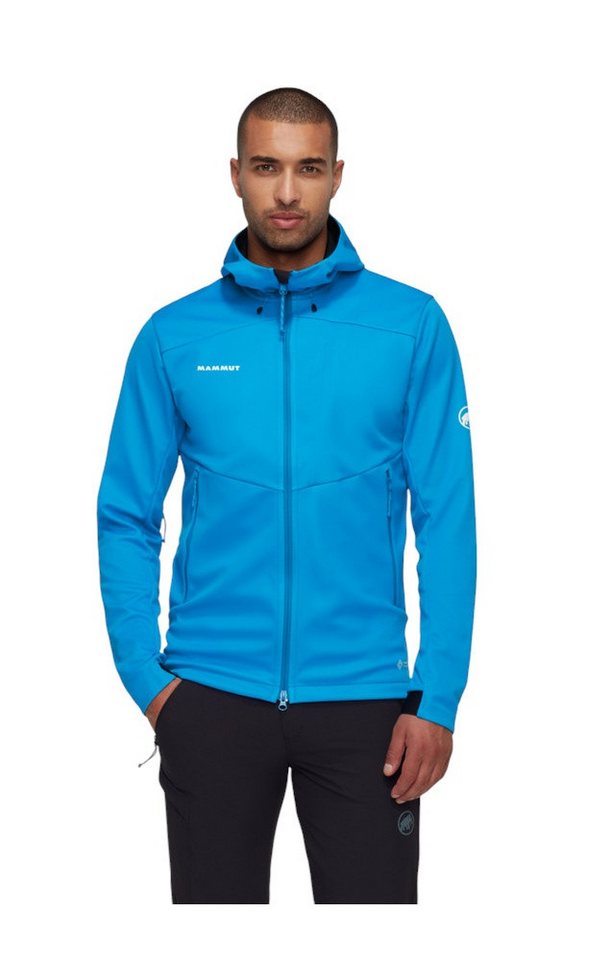 Mammut Softshelljacke Ultimate VII SO Hooded (winddicht) glacier blau Herren von Mammut