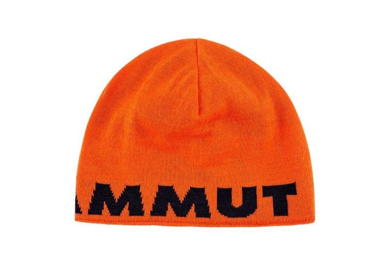 Mammut Strickmütze Mammut Logo Beanie mit Wendemöglichkeit von Mammut