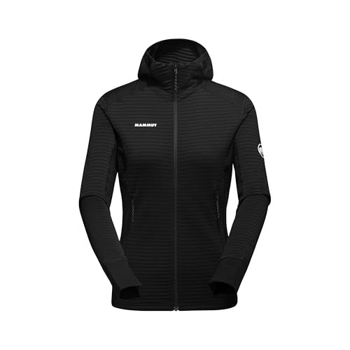 Mammut Taiss Light ML Hooded Jacket Women | Midlayer Fleecejacke für Damen mit Kapuze | Schwarz, M von Mammut