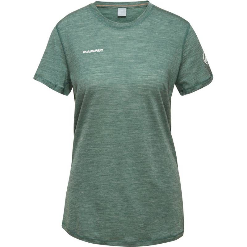Mammut Tree Wool Fl T-Shirt Damen dark jade melange L von Mammut