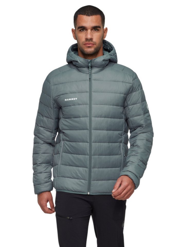 Mammut Winterjacke Crag Insulated Hooded (warm, leicht) grau Herren von Mammut