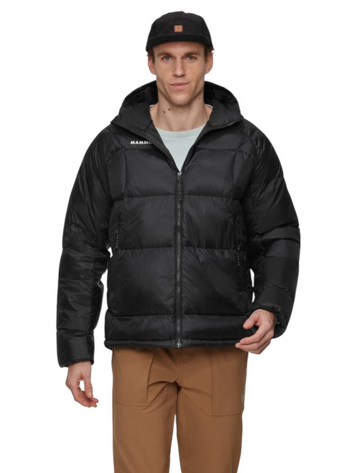 Mammut Winterjacke Glacier Glow Insulated Hooded (wärmend dank Kunstfaserfüllung) schwarz von Mammut