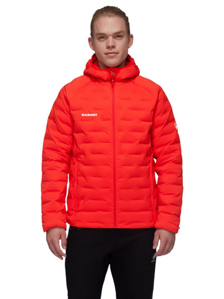 Mammut Winterjacke Sander Insulated Hooded (wärmend dank Kunstfaserfüllung) rot Herren von Mammut