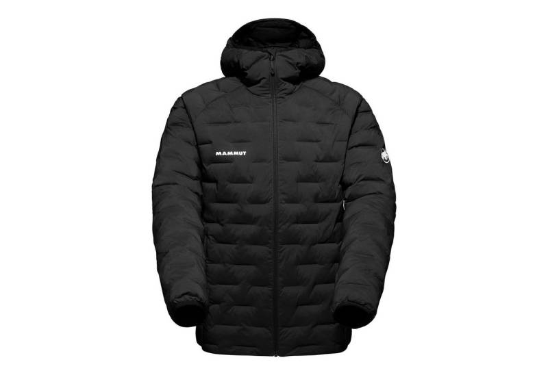 Mammut Winterjacke Sender IN Hooded Jacket mit Markenschriftzug auf der Vorderseite von Mammut