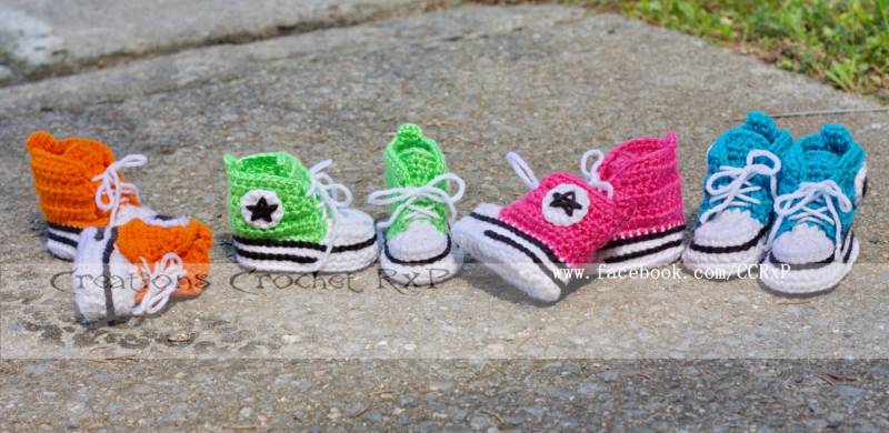 Bereit, Babyschuhe Hausschuhe Converse High Top Sneakers All-star Zu Versenden von MamzelleSemmele